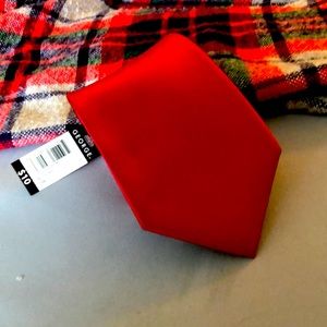 NWOT George Men’s Necktie Red